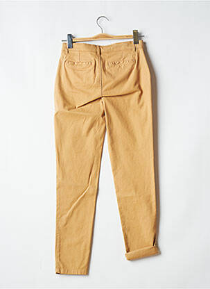 Pantalon chino fermeture zippée sous rabat boutonné taille normale beige MEXX femme