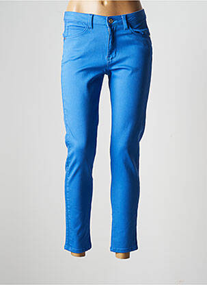 Pantalon 7/8 bleu C'EST BEAU LA VIE pour femme