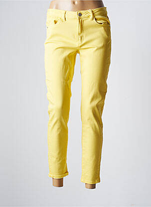 Pantalon 7/8 jaune C'EST BEAU LA VIE pour femme