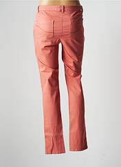Pantalon droit orange DIANE LAURY pour femme seconde vue
