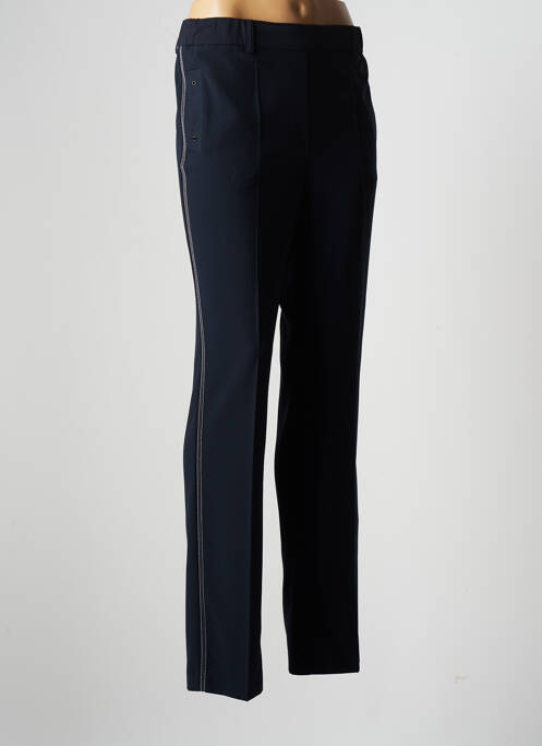 Pantalon droit stretch taille normale bleu DIANE LAURY femme