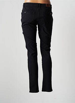 Pantalon slim taille basse taille basse noir C'EST BEAU LA VIE femme