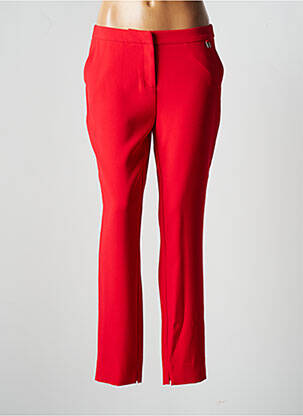 Pantalon chino taille basse taille basse rouge MEXX femme