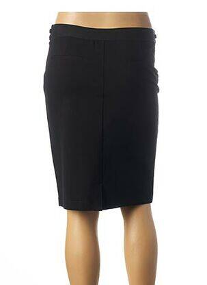 Jupe mi-longue stretch noir JULIE GUERLANDE femme
