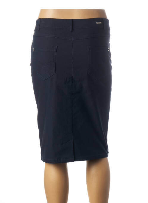 Jupe mi-longue bleu DIANE LAURY pour femme