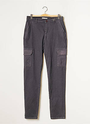 Pantalon cargo slim taille basse gris MEXX femme