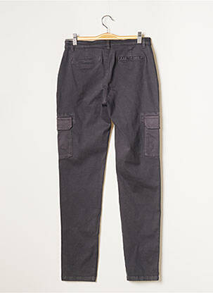 Pantalon cargo slim taille basse gris MEXX femme