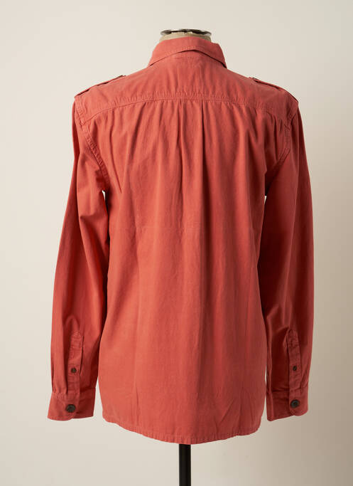 Chemise manches longues rouge TIBET pour homme