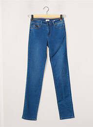 Jeans coupe slim slim taille normale bleu C'EST BEAU LA VIE femme