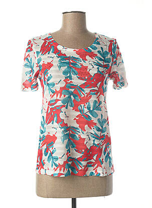 T-shirt imprimé fantaisie manches courtes rouge DIANE LAURY femme