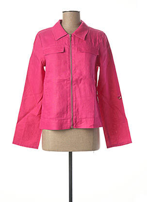 Veste casual poches rose JULIE GUERLANDE femme