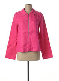 Veste casual poches rose JULIE GUERLANDE femme