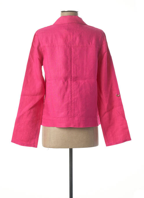 Veste casual poches rose JULIE GUERLANDE femme