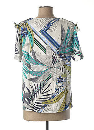 Blouse manches courtes manches courtes blanc DIANE LAURY femme