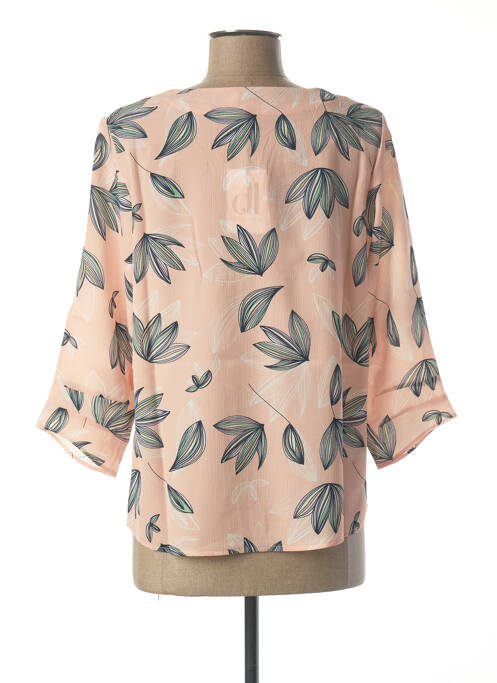 Blouse imprimé fantaisie manches 3/4 rose DIANE LAURY femme