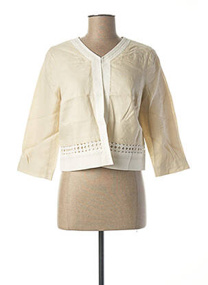 Veste chic col v beige DIANE LAURY femme