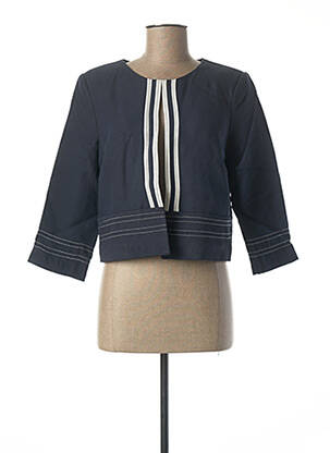 Veste casual epaulette bleu DIANE LAURY femme