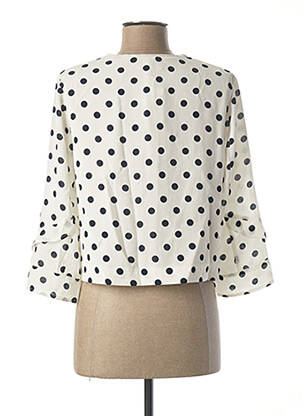 Veste chic tissage crêpe blanc DIANE LAURY femme