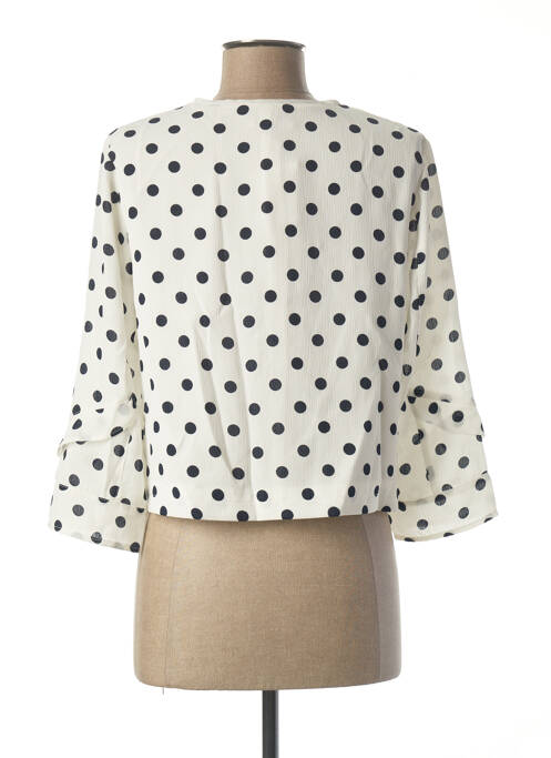 Veste chic tissage crêpe blanc DIANE LAURY femme