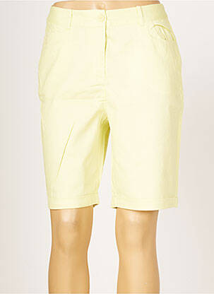 Bermuda tissage popeline taille normale vert DIANE LAURY femme