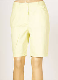 Bermuda tissage popeline taille normale vert DIANE LAURY femme