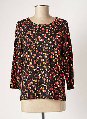 T-shirt manches 3/4 manches 3/4 noir CONCEPT K femme