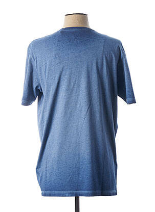 T-shirt stretch manches courtes bleu PIONEER homme
