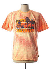 T-shirt orange PIONEER pour homme seconde vue