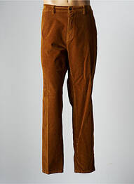 Pantalon chino stretch taille normale marron LCDN homme