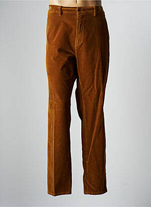 Pantalon chino stretch taille normale marron LCDN homme