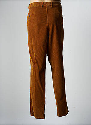 Pantalon chino stretch taille normale marron LCDN homme
