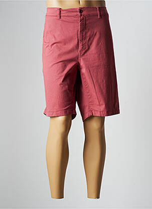 Bermuda taille élastique rose LCDN homme