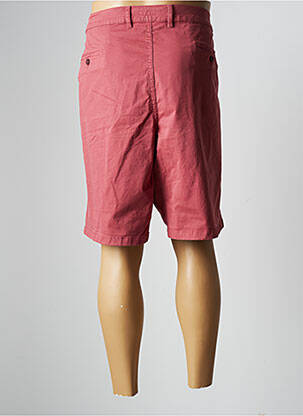 Bermuda taille élastique rose LCDN homme