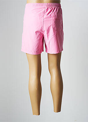 Short de bain effet matière satinée rose LA SQUADRA homme