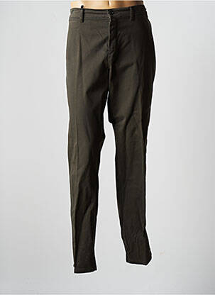 Pantalon chino stretch taille normale vert LCDN homme