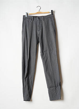 Pantalon chino stretch taille normale gris LCDN homme