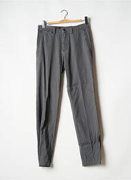 Pantalon chino stretch taille normale gris LCDN homme
