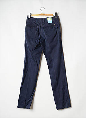 Pantalon chino stretch taille normale bleu LCDN homme