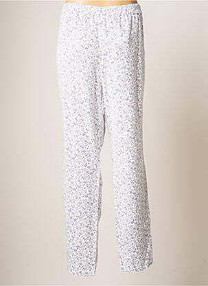 Pantalon droit taille élastique taille normale blanc LCDN femme