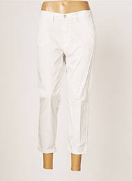 Pantalon 7/8 stretch taille basse blanc LCDN femme