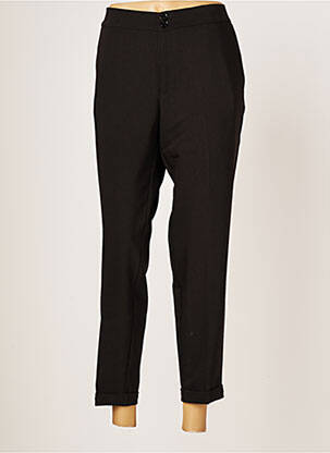 Pantalon chino noir LCDN pour femme