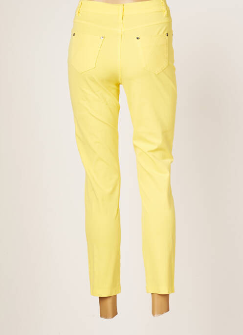 Pantalon slim jaune MARBLE pour femme