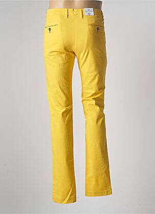 Pantalon chino stretch taille normale jaune SAINT HILAIRE homme