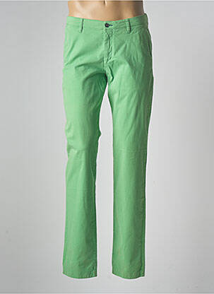 Pantalon chino stretch taille normale vert SAINT HILAIRE homme