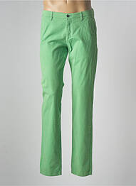 Pantalon chino stretch taille normale vert SAINT HILAIRE homme