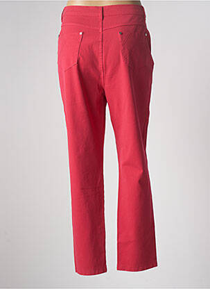 Pantalon slim taille basse taille basse rouge MARBLE femme