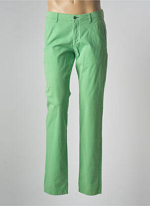 Pantalon chino vert SAINT HILAIRE pour homme