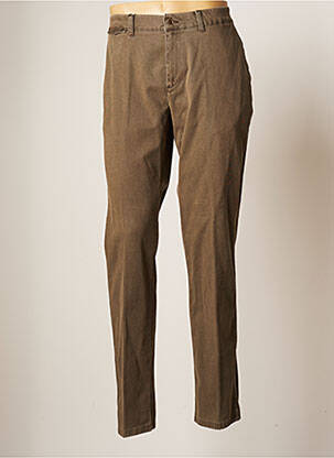 Pantalon chino poches taille normale marron LCDN homme