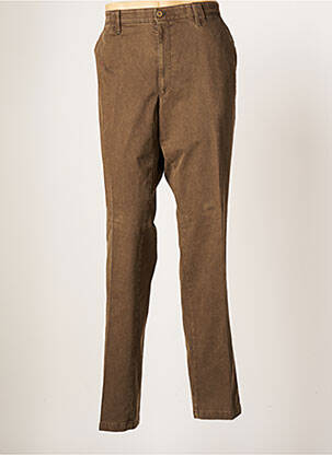 Pantalon chino stretch taille normale marron M.E.N.S homme