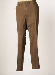 Pantalon chino stretch taille normale marron M.E.N.S homme